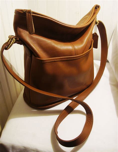 vintage coach bucket purse|vintage coach leather bucket bag.